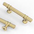 Asidrama 10 Pack 3 Inch(76mm) Knurled Brushed Gold Kitchen Cabinet Handles, Cabinet Pulls Kitchen Cabinet Hardware Cupboard Handles Drawer Pulls - color: Brushed Gold, size: 3" Hole Center, style: 10 Pack