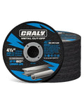 CRALY 4-1/2 Inch Cut-Off Wheels for Cutting Metal & Stainless Steel, Professional Grade Ultra Thin Metal Cutting Disc for Angle Grinder & Die Grinder, 7/8 in Arbor, 50-Pack(30111501-50) - style: 4-1/2 Inch,50pcs