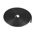 uxcell Foam Rubber Seal Weather Strip 7mm Diameter 5 Meters Long Black - size: 7mm x5m