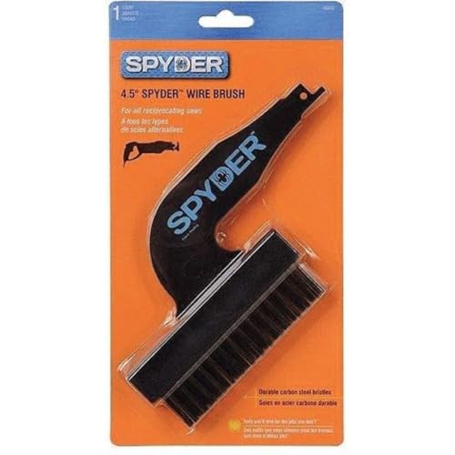 Spyder 400002 Wire Brush Reciprocating Saw Attachment - style: Carbon Steel Blister Pack