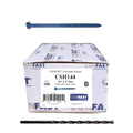 CONFAST 1/4" x 4" Hex Head Concrete Screw Anchor with Drill Bit for Anchoring to Masonry, Block or Brick (100 per Box) - size: 1/4" x 4"