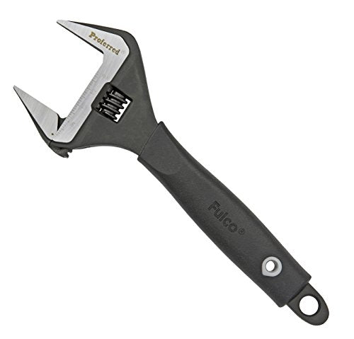 Plumbing Adjustable Wrench, Black Phosphate Finish, 4 Available Size Options 6-inch, 8-inch, 10-inch, 12-inch - T08003 - size: 10-Inch