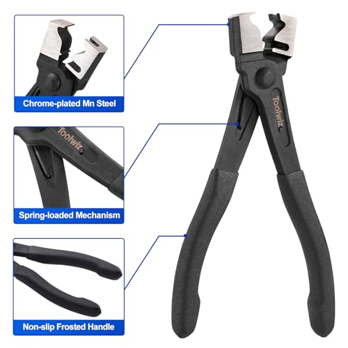 Toolwiz Clic & Clic-R Type Hose Clamp Pliers, CV Boot Clamp Tool - size: 1 pcs Clic-R Hose Clamp Plier