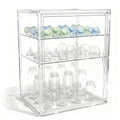 Upgraded Baby Bottle Storage Organizer for Countertop Cabinet, Thickened - size: X-Large