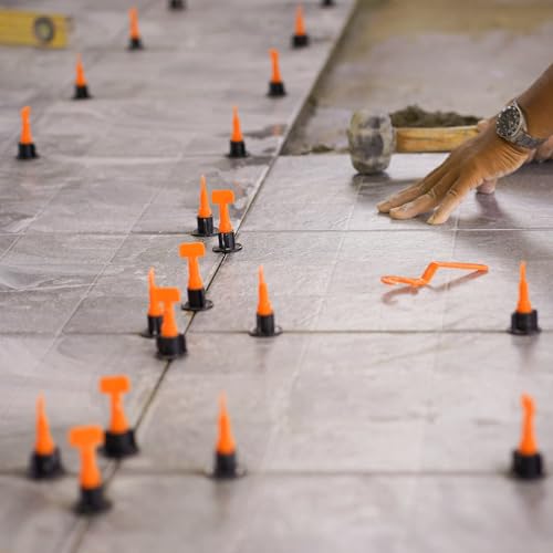 DGSL Tile Leveling System Kit with 250Pcs Tile Leveler 1.5mm - size: 250PCS