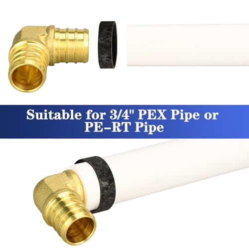 25 Pack 3/4" PEX Copper Crimp Rings - size: 3/4“ × 25pcs