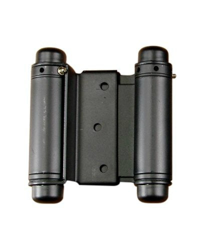 Self Closing Double Action Spring Door Hinge Saloon Matte Black 3 Inch - color: Matte Black, size: 3 Inch