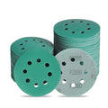 5 Inch 8 Hole P2000 Grit Zirconia Wet Dry Sanding Discs - 50 Pack - size: 2000 Grit