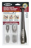 Hyde Contour Paint Removal Scraper for Heat Gun Use with 6 Blade Profiles - style: Heat Gun Safe Contour Scraper