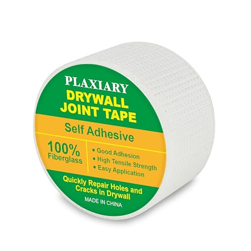 Drywall Joint Repair Tape Self Adhesive Fiberglass Wall Repair Tape Drywall Mesh Tape 2 Inch x 66 Feet Self Adhesive Fiberglass Wall Crack and Seam Patch - size: 2 in x 66 Ft