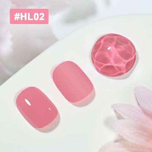 OpenLive 16.5ml Pink Nail Polish Large Volume Quick Drying Nail Polish, Fast Drying and Long Lasting Color Nail Art DIY Home Manicure Gift for Women - color: Pink