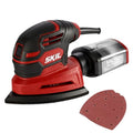 SKIL Corded Detail Sander, Includes 3pcs Sanding Paper and Dust Box - SR250801 - style: Detail Sander w/3pcs Sanding Paper