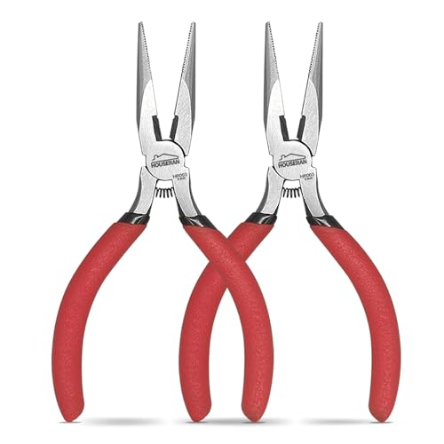 Needle Nose Pliers, 5 Inch, 2 Pack, Jewelry Making Tools - color: 2 Pcs