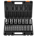 VEVOR Impact Socket Set, 1/2" 19 Piece Impact Sockets, Deep Socket, 6-Point Sockets, 1/2 Inches Drive Socket Set Impact 3/8 inch - 1-1/2 inch, Cr-V Rugged Construction, with a Storage Cage - size: 1/2" 19 PCS