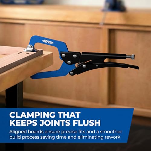 Kreg Wood Project Clamp, Woodworking Clamp, 3" Reach, 2-3/4" Clamp Capacity - size: 3 inch