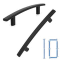 KOOFIZO 10 Pack 3-3/4 in Matte Black Cabinet Pull, Black Drawer Handle 1961 - color: Black, size: 3-3/4" CC