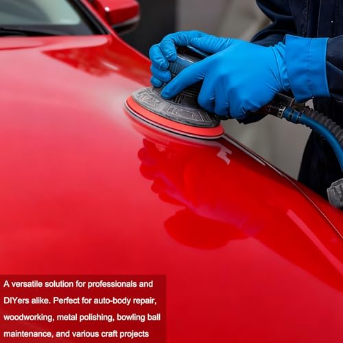 10 Pack 6 Inch Hook and Loop Sanding Sponge Discs 400-3000 Grit Wet Dry Sanding Pads, Foam Sandpaper for Random Orbital Sander, Curved Surface Large-Area Sanding Polishing for Metal Wood Auto