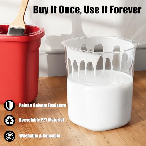 24 Pcs Paint Pail Liners Compatible with 2500-CT Style Hand Paint