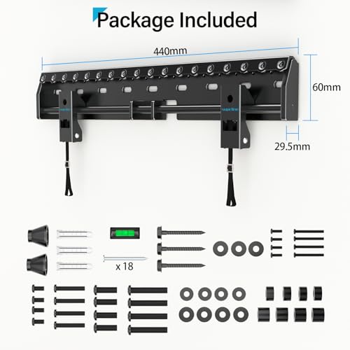 Supcline No Drill No Stud TV Wall Mount for 26-65 Inch TV up to 154 lbs - size: 26-65 Inch