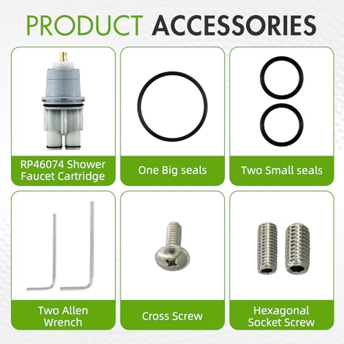RP46074 Shower Cartridge Repair Kit for Delta MultiChoice 13/14 Series Shower Faucet Single Handle, Replacement MultiChoice Pressure Balance Cartridge, Includes Allen Wrench