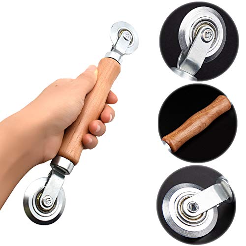 BAYTORY 3Pcs Screen Rolling Tool Kit for Installing Door Mesh Screens Window - style: Stainless Steel