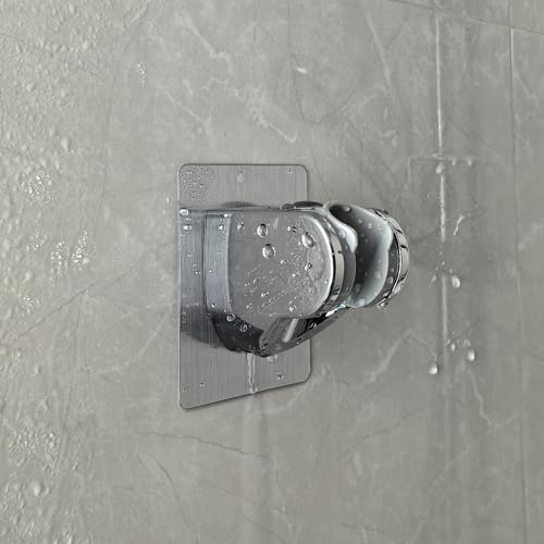 Shower Head Holder, Shower Bracket Hanger,Shower Wand Holder - style: Silver and Gray - 1 Pack