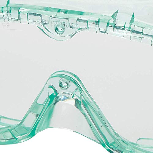 Sellstrom Flexible, Soft, Non-Vented, Protective Safety Goggle, Clear Body, Anti-Fog Coating, Clear Lens, Green Adjustable Strap, S88110 - size: Packaged 1 per Bag