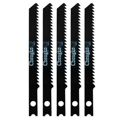 5Pcs QTY10 Jig Saw Blades Set for Clean Cutting Wood