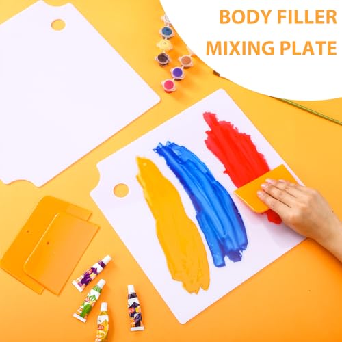 Minatee 2 Pcs 12 x 12 Inch Plastic Body Filler Mixing Board - size: 12 x 12 Inch