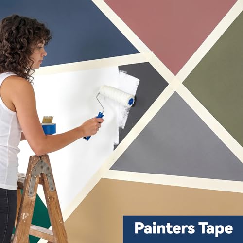 Masking Tape, 2 in x 55 YD, 6 Rolls, 330 YD Total