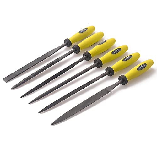 Needle File Set (6 PIECE Set) 4x160mm - color: Carbon Steel, size: 4x160mm