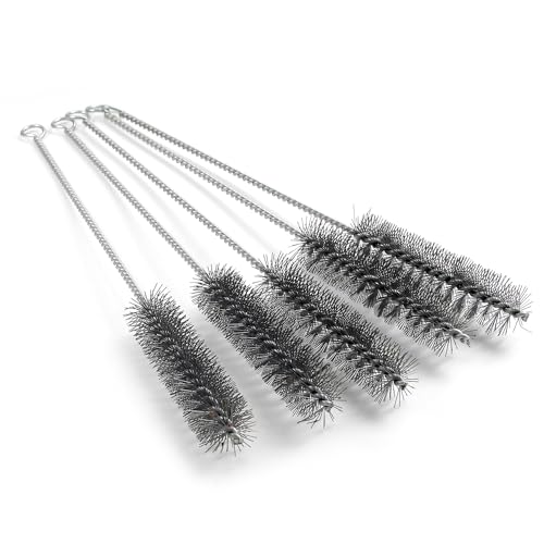 Utoolmart Wire Tube Brushes, 1.0-inch Diameter, 12-inch Long, 5pcs - color: 5pcs, size: 2.5cm