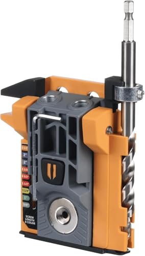 BORA Mini Pocket Hole Jig Kit with 50 Screws Auto-Adjusting Portable System - size: Mini Pocket Hole Jig
