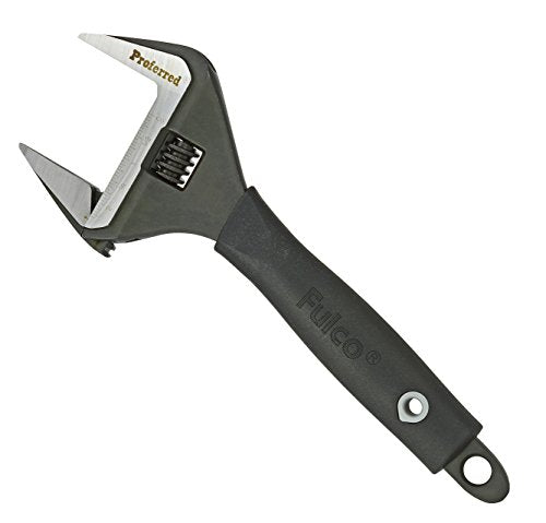 Plumbing Adjustable Wrench, Black Phosphate Finish, 4 Available Size Options 6-inch, 8-inch, 10-inch, 12-inch - T08004 - size: 12-Inch