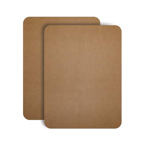 JDLUGH Leather Repair Patch Tape, 8.2x11 Inch, Yellowish Brown 2.0, 2PCS - color: Khaki, size: 8.2x11 Inch