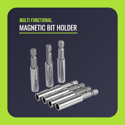 VESTTIO Magnetic Bit Holder Set, 10PCS, 2.36", 1/4" Hex, Quick Release