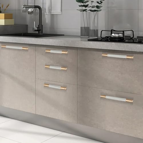 12 Pack 3 Inch 76 mm Bronze and Nickel Knurled Cabinet Handles Cabinet Pulls Aluminum Handles Pulls Gold Oxidation Finish with Diamond Pattern 4" Length pulls (Classic-12, 3 Inch) - color: Bronze and Nickel Knurled, size: 3 Inch