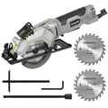 4A Mini Circular Saw Corded Compact Saw with Laser Guide - style: Corded 4A