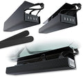Scanfield Under Desk Cable Management Tray, No-Screw, 17-Inch, 2-Pack Black - color: Black, size: 2pcs Self Adhesive