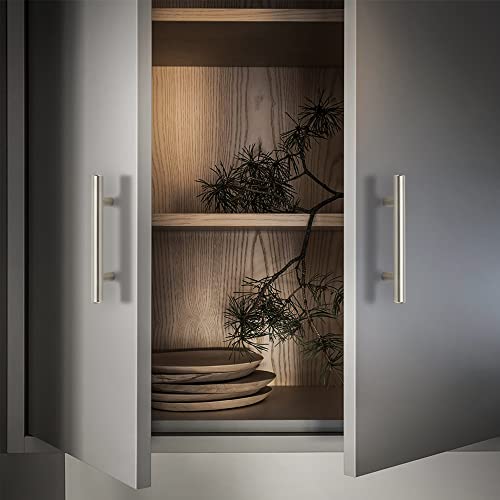 Ravinte Cabinet Handles,5" Length,3" Hole Center,Brushed Nickel,30 Pack - color: Satin Nickel
