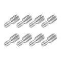 uxcell M3x4mm to M4x6mm Double End Threaded Stud Screw Bolt, 8Pcs 304 Stainless Steel Thread Reducer Adapter for Furniture Machinery Assembly Fastener - size: M3x4mm to M4x6mm