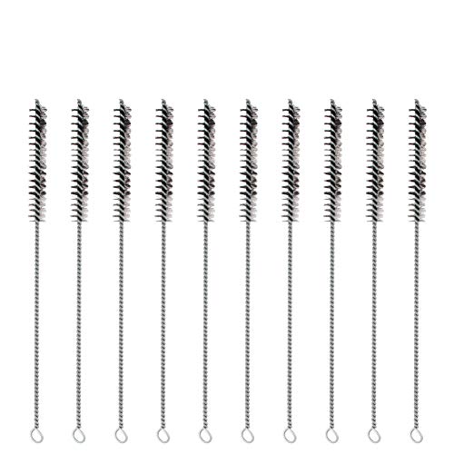 Utoolmart Steel Wire Cleaning Brush, Spiral Power Tube Cleaner, 0.4-inch Diameter 12-inch Length, 10pcs - color: 10pcs, size: 1cm
