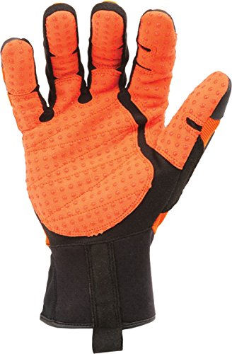 Ironclad KONG SDX2-07-XXXL Original Oil & Gas Safety Impact Gloves, XXX-Large, Orange - size: 3X-Large (Pack of 1)