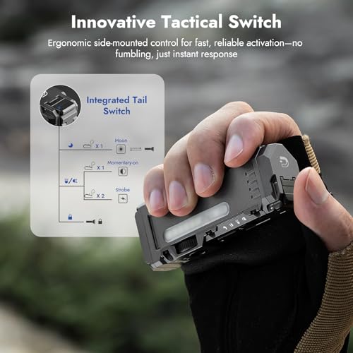 WUBEN X4 EDC Compact Flashlight with RGB Light - color: White