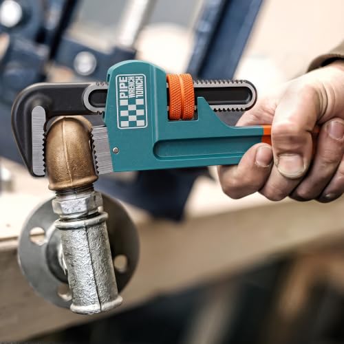Heavy Duty Pipe Wrench, 10" Adjustable Straight Plumbing Wrench, High Drop-Forged jaws, Professional Pipeline Tool for Water Pipe Fittings, Mechanical assembly, Workshop Operations - size: 10inch