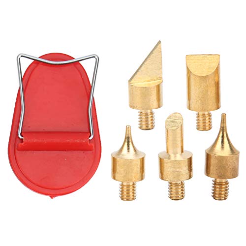 Diydeg 7PCS Wood Burning Kit with Soldering Iron, 400℃ Wood Burning Pen, Professional Engraving Electric Carving Pyrography Tool with Stand for DIY Creation, Embossing Pyrography(US 110V)