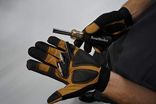 Southwire Electrical Wire Tool Kit - Multipurpose Set for Installation & Repair - Stainless Steel Wire Stripper, Multi-Bit Screwdriver, Cutting Pliers - New Grip