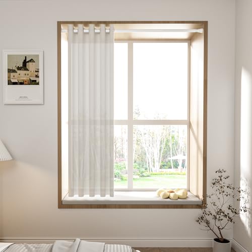 White Tension Curtain Rod 30 to 64 Inch,Adjustable Curtain Rod - color: White, size: 30-64"