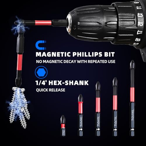 Unibit 1/8-7/8 Inch 8 PCS M35 Step Drill Bits W/Magnetic Screwdriver - color: Black