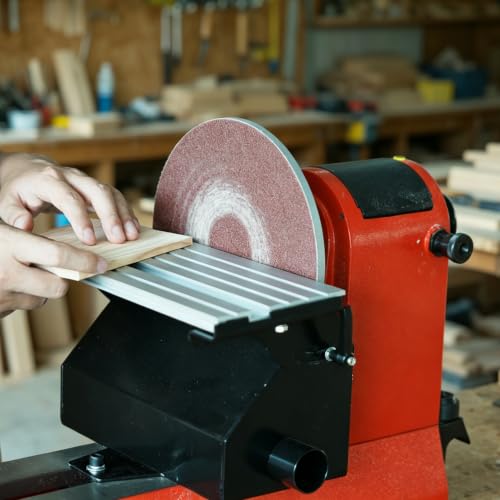 Lathe Mounted Disc Sander for 14 inch and 16 inch Woodtuning Lathe with Thread 1"X8TPI, Sanding Accessory, 9 inch Disc Sander. - color: Dsl-9c